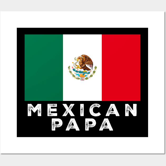 Mexican Papa Flag Wall Art by livania